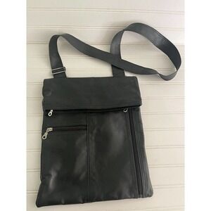 Rayca Womens Messenger Crossbody Evergreen Leather Zipper Purse Bag